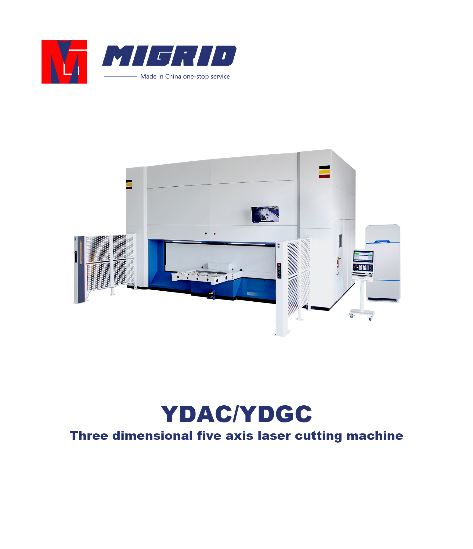 YDAC/YDGC--Three dimensional five axis laser cutting machine