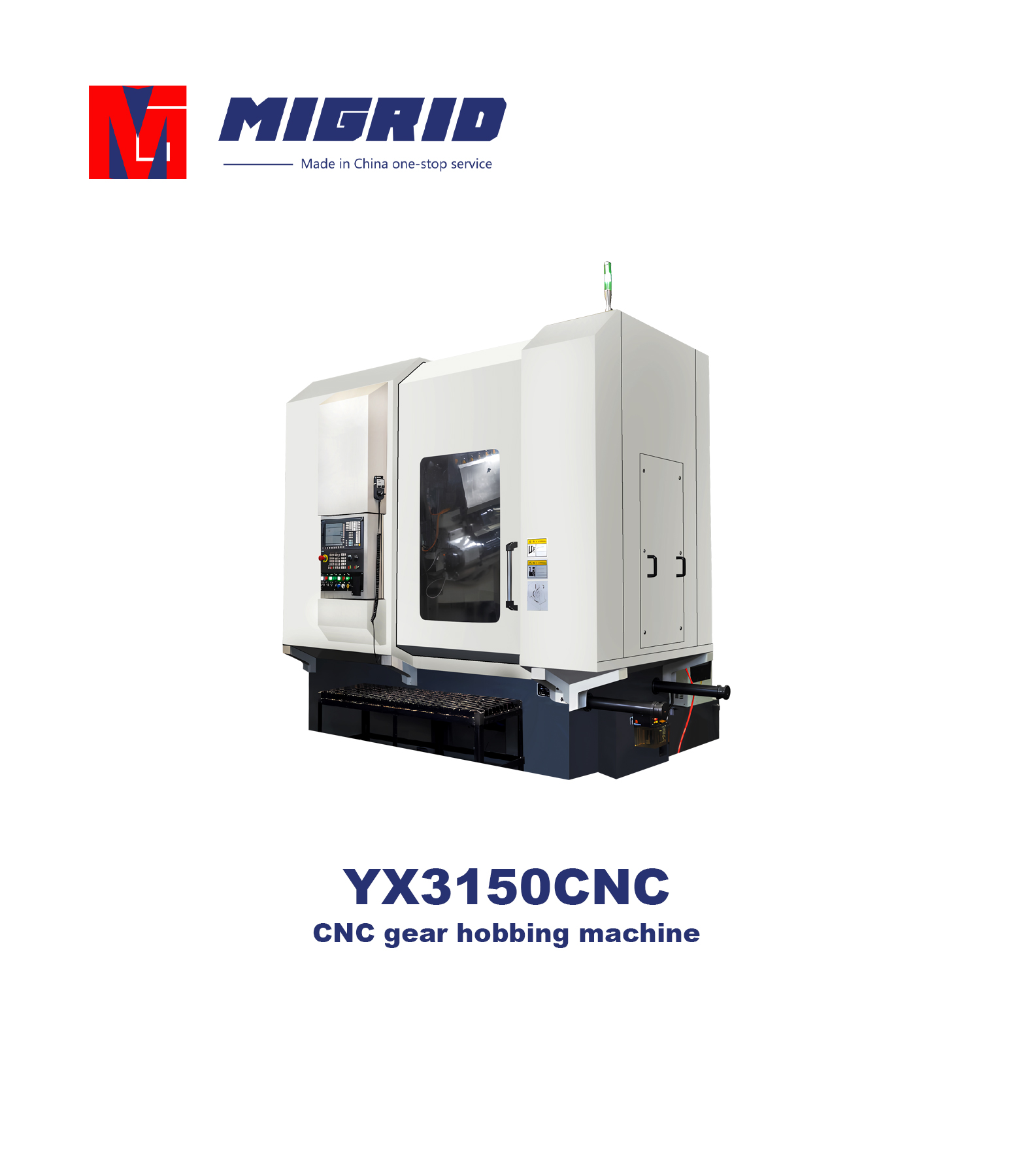 YX3150CNC--CNC gear hobbing machine