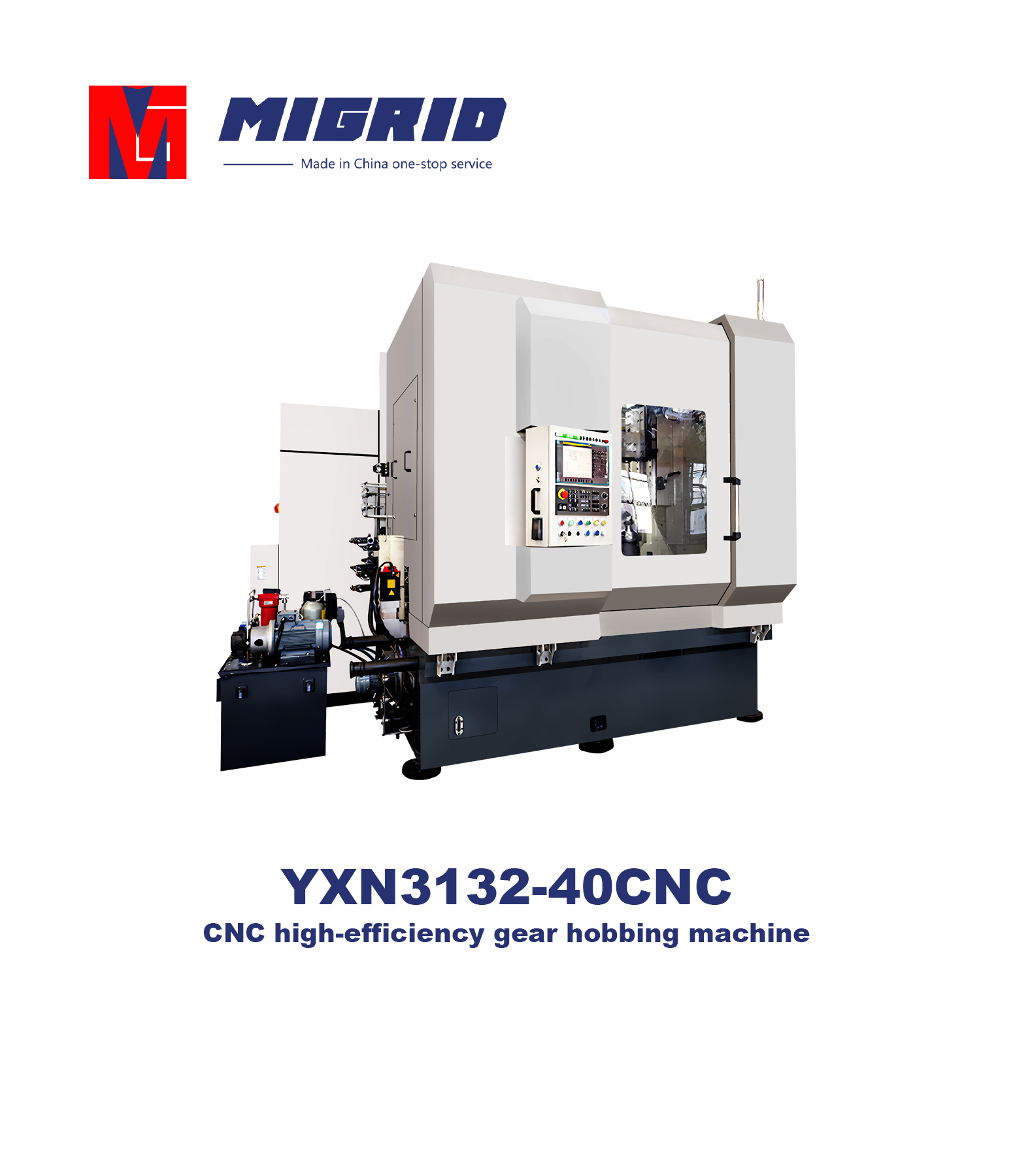 YXN3132-40CNC--CNC high-efficiency gear hobbing machine