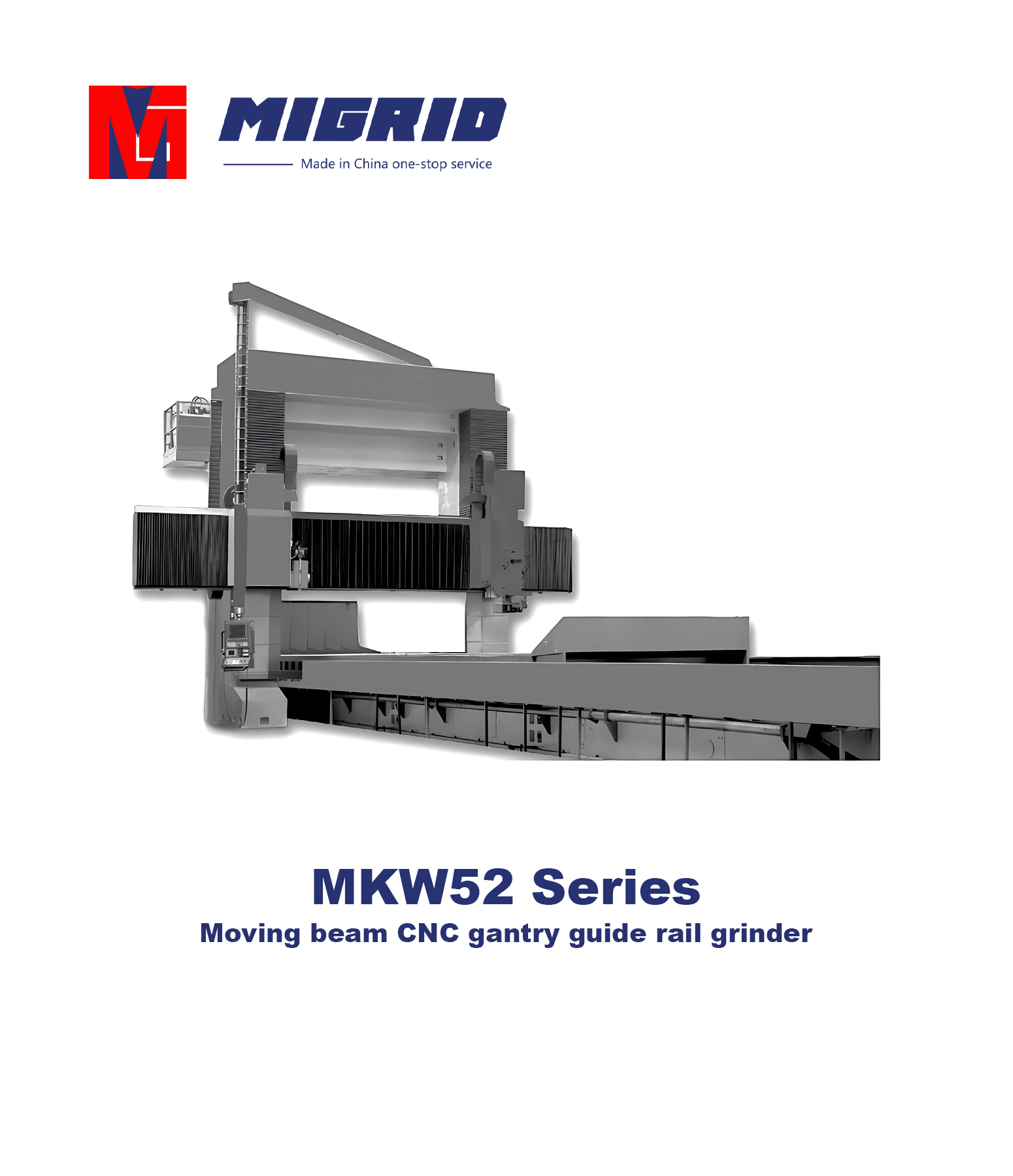 MKW52 Series--Moving beam CNC gantry guide rail grinder