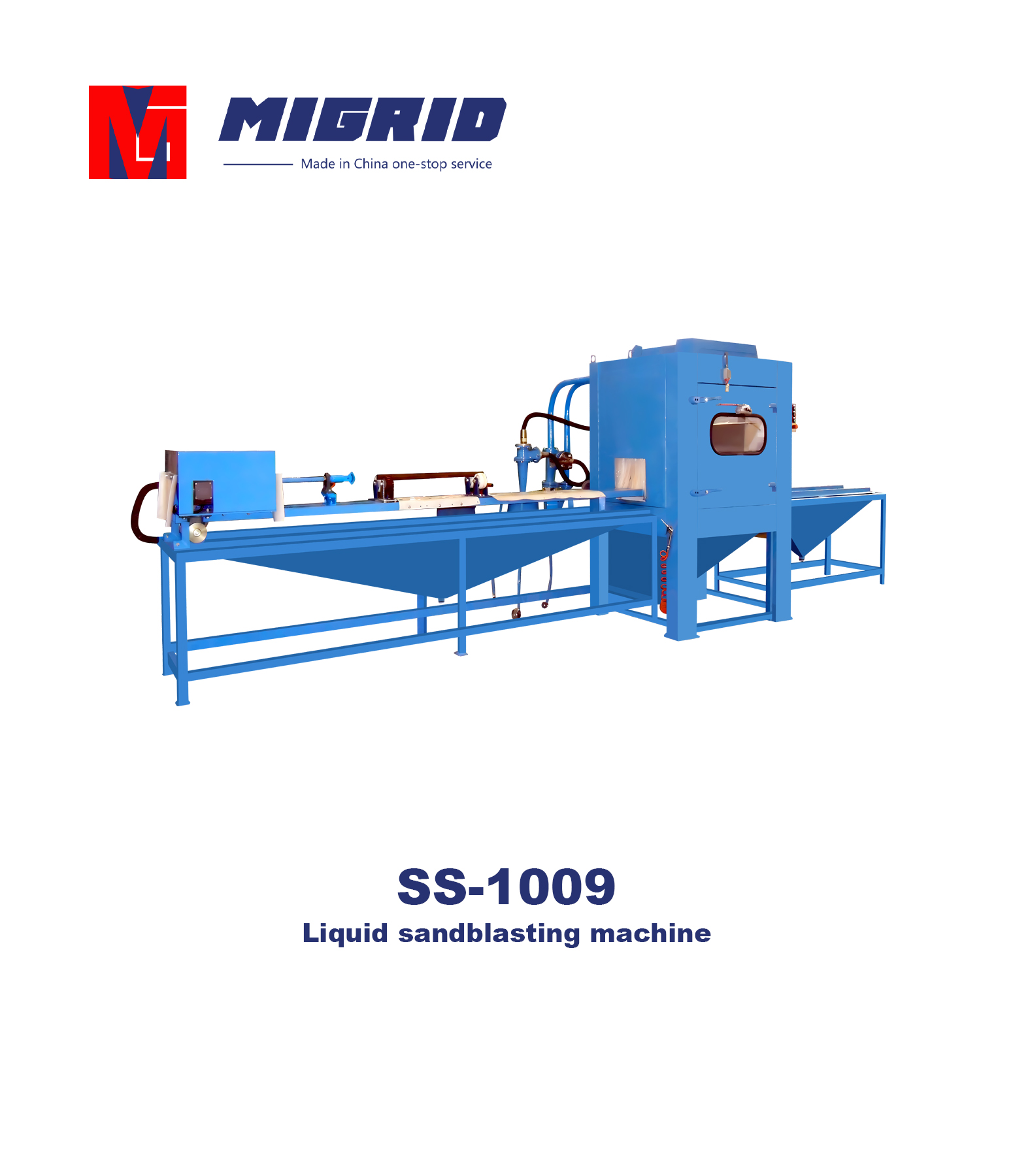 SS-1009--Liquid sandblasting machine