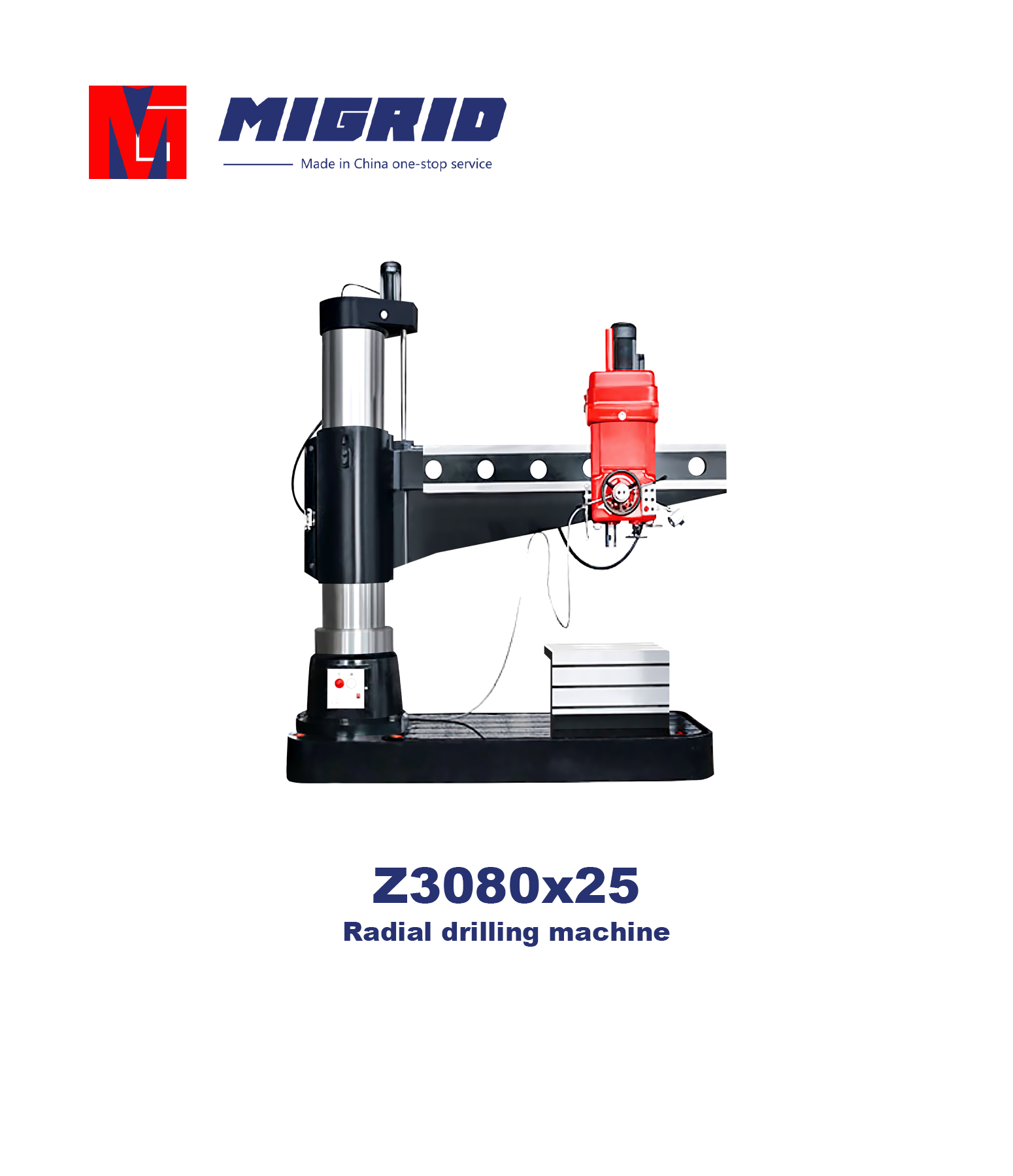Z3080x25--Radial drilling machine