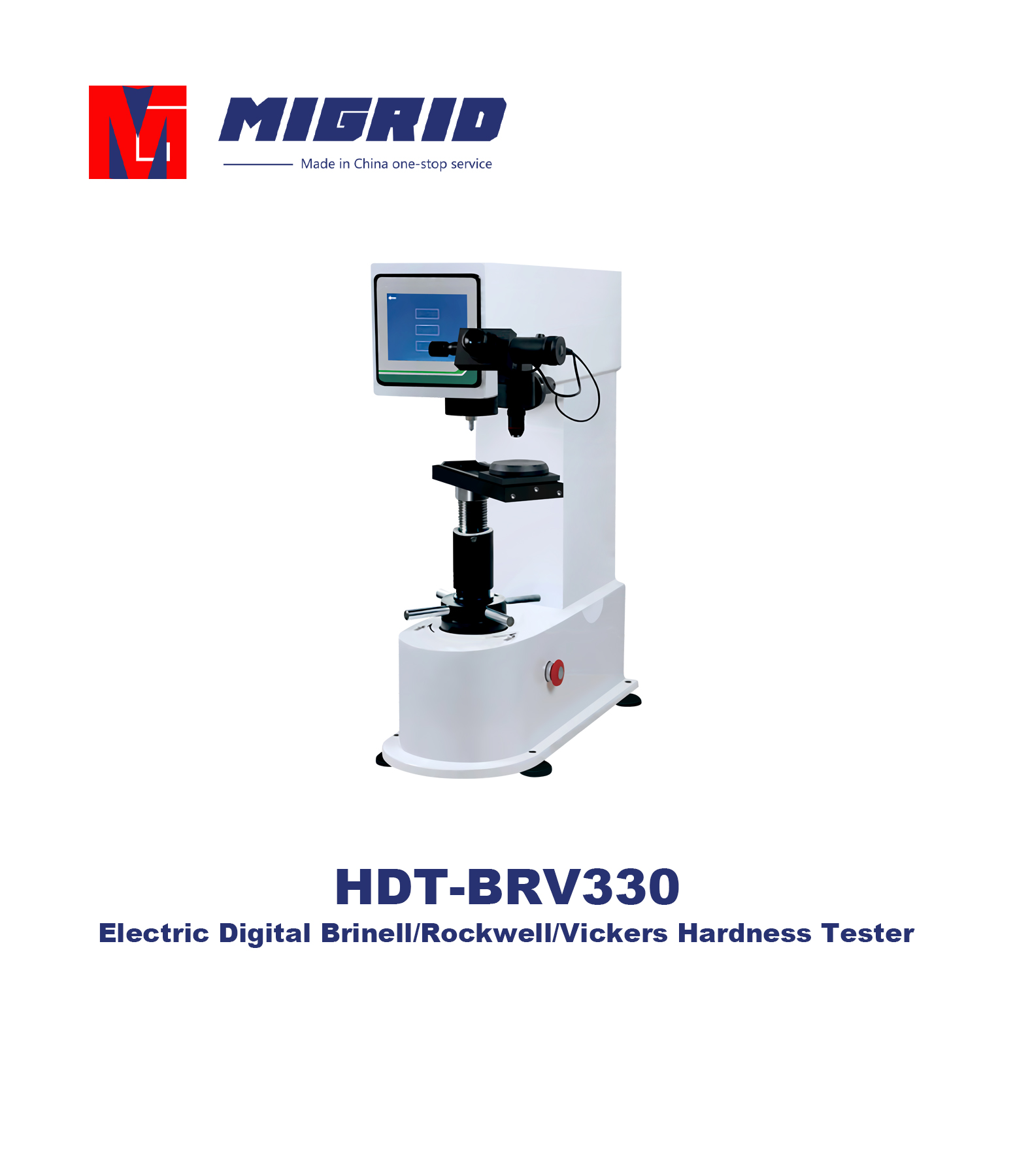 HDT-BRV330--Electric Digital Brinell/Rockwell/Vickers Hardness Tester