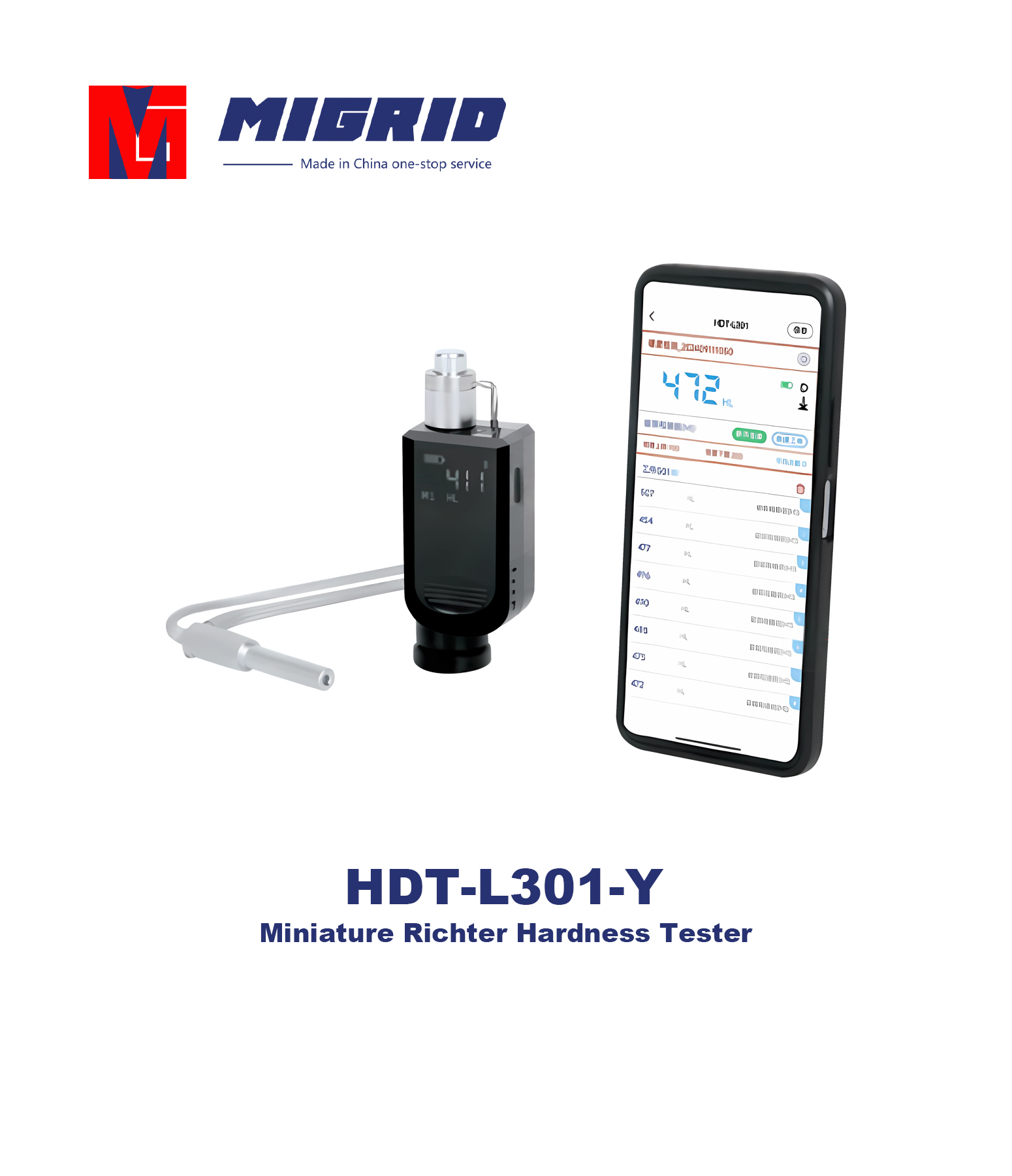 HDT-L301-Y--Miniature Richter Hardness Tester