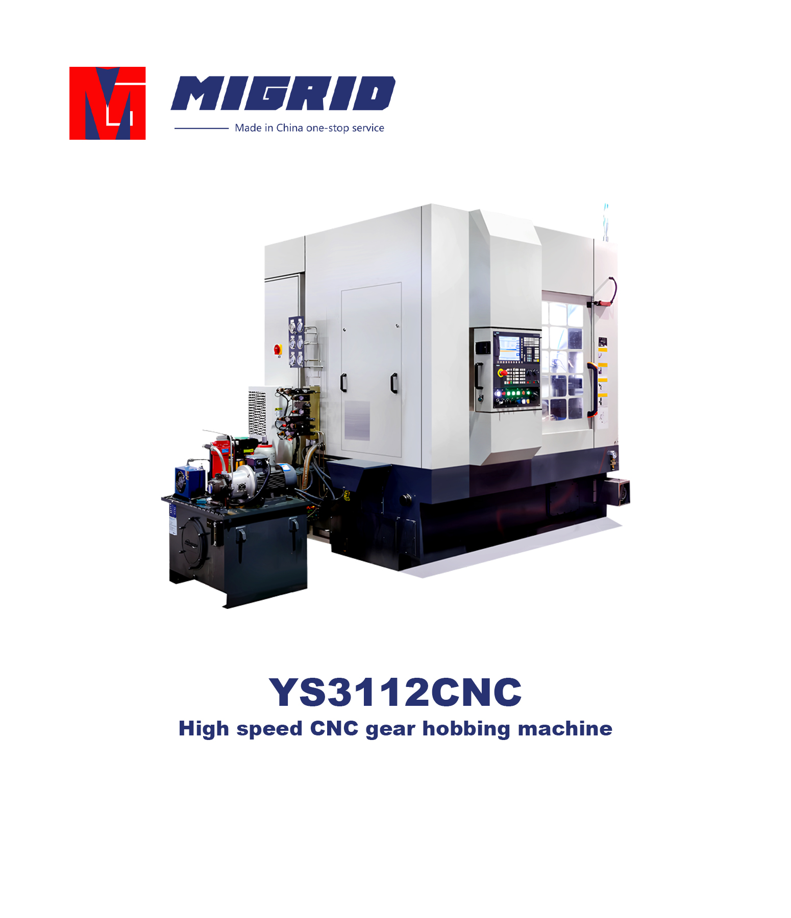YS3112CNC--High speed CNC gear hobbing machine