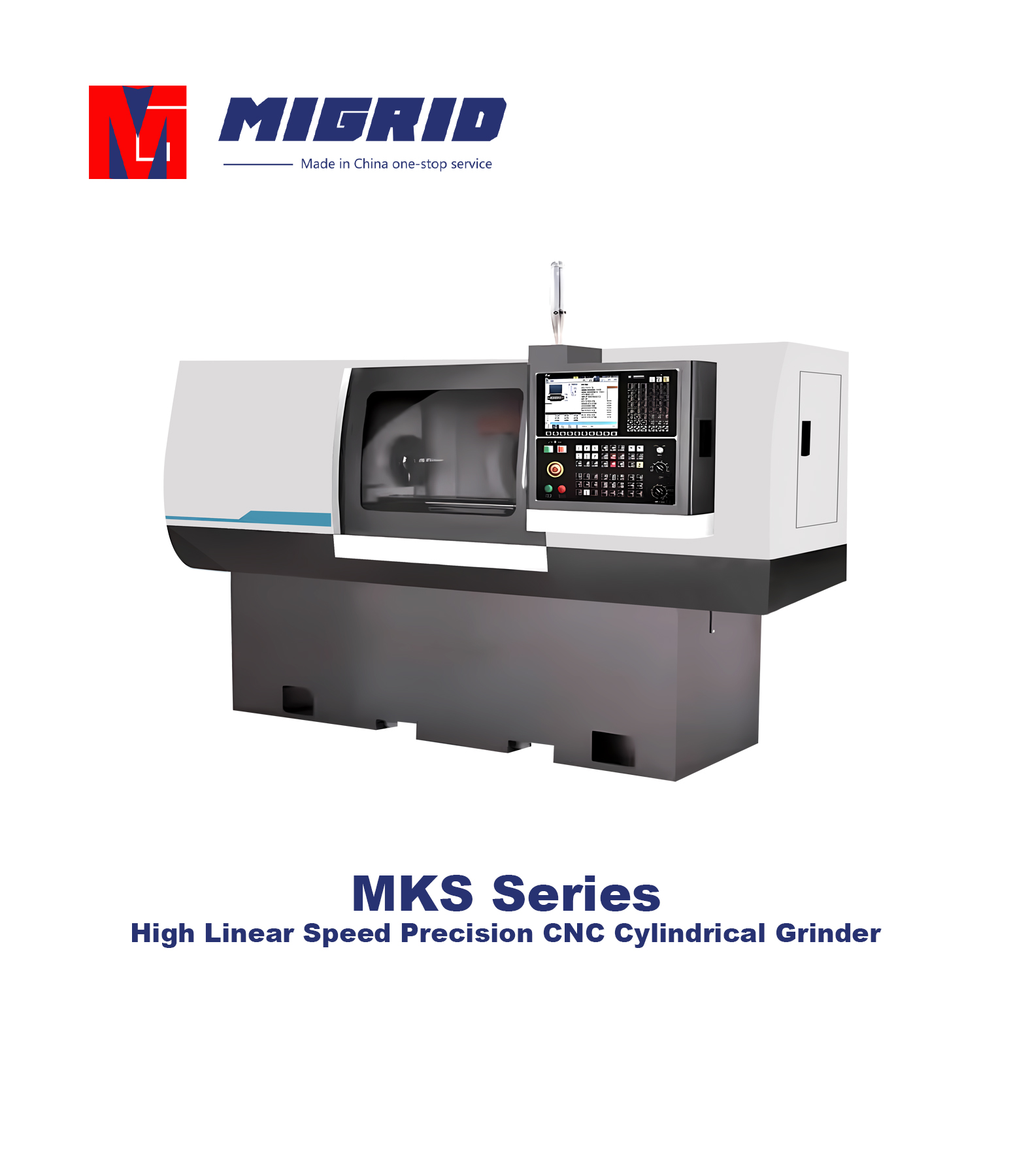 MKS Series--High Linear Speed Precision CNC Cylindrical Grinder