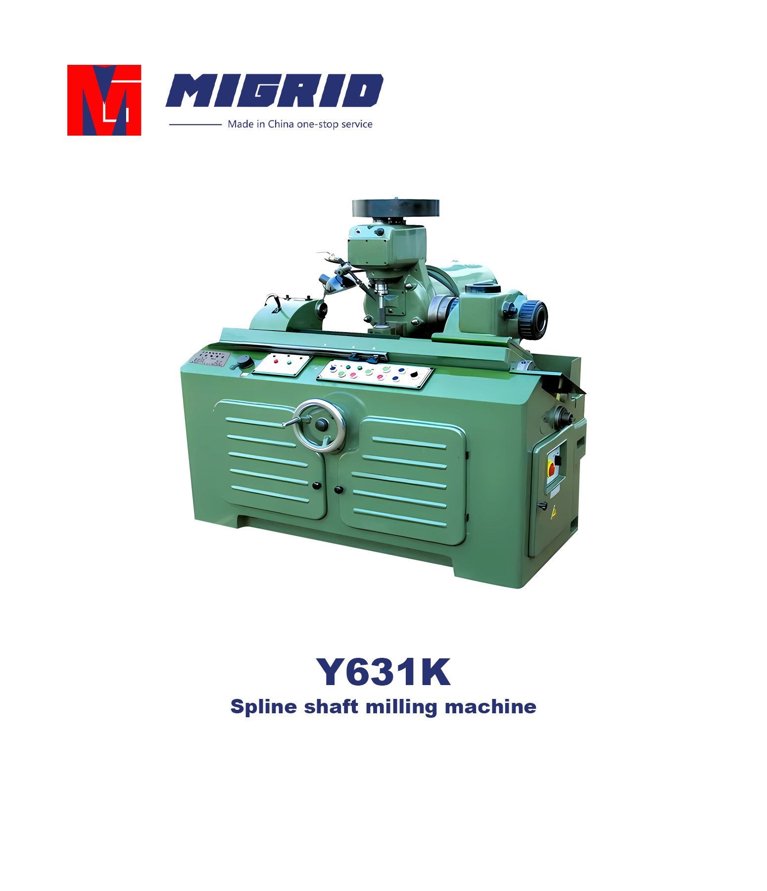 Y631K--Spline shaft milling machine