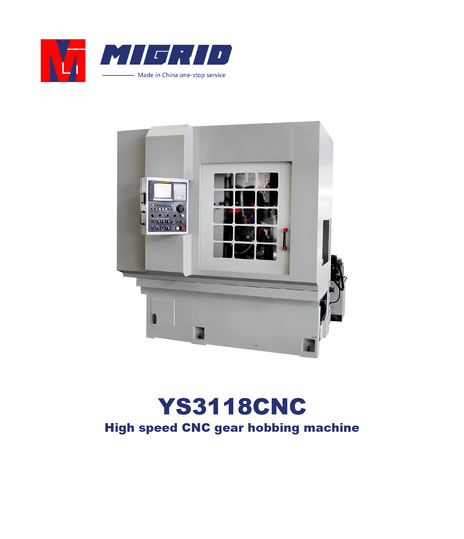 YS3118CNC--High speed CNC gear hobbing machine