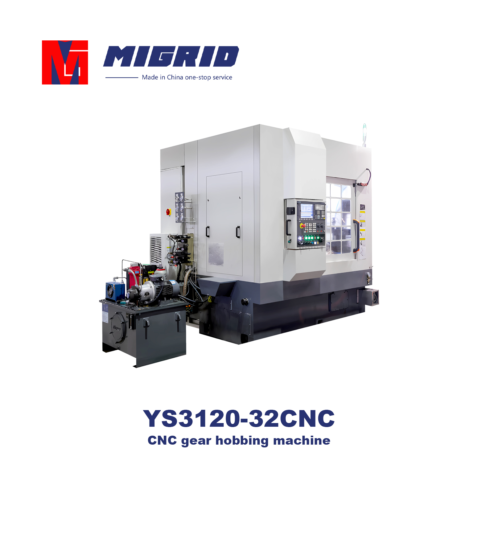 YS3120-32CNC--CNC gear hobbing machine
